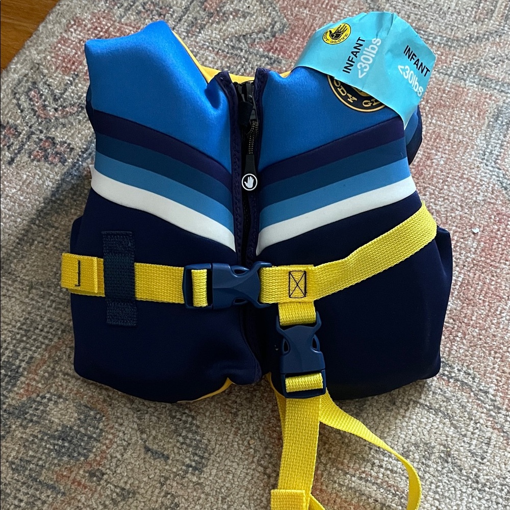 Body Glove Blue and Yellow Infant Life Vest
